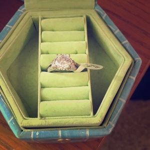 Cubic Zirconia Cocktail Ring